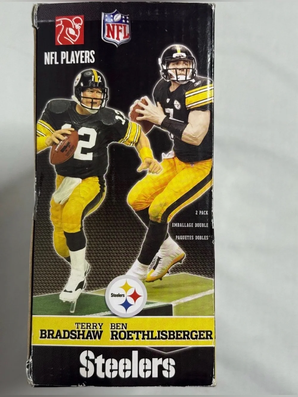 Ben Roethlisberger & Terry Bradshaw Pittsburgh Steelers NFL 2-Pack McFarlane Set